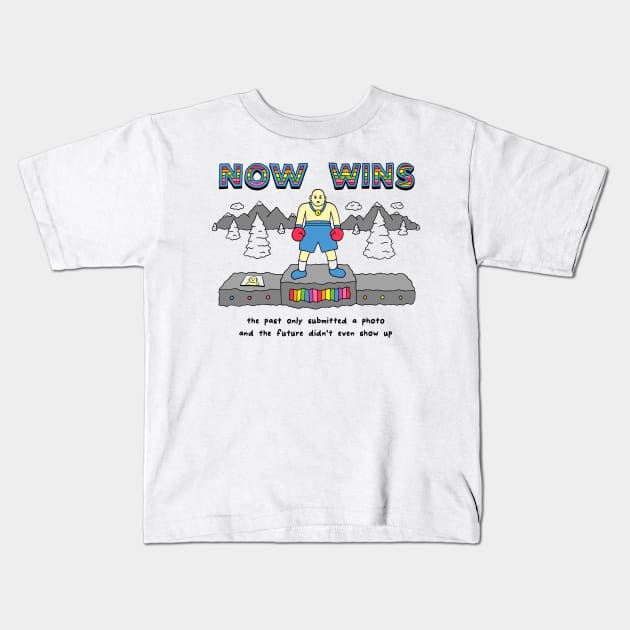 NOW wins Kids T-Shirt by RaminNazer